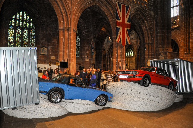 Renowned artist David Mach has created a brand-new art installation at Chester Cathedral.