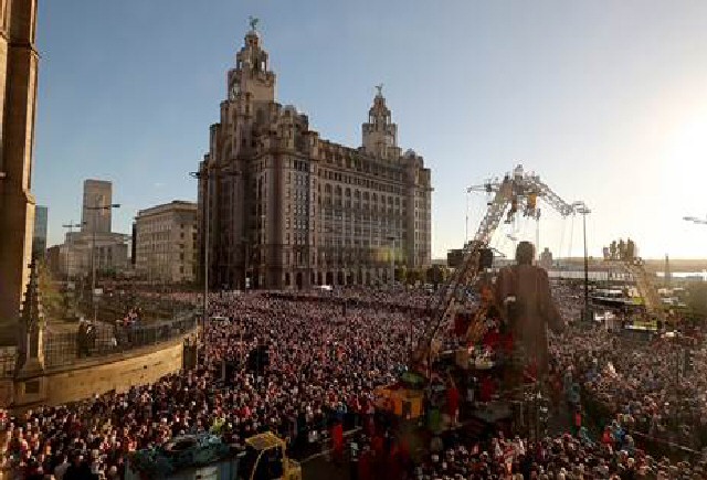 Last October's Giant spectacular attracted 1.3million visitors to Liverpool City Region