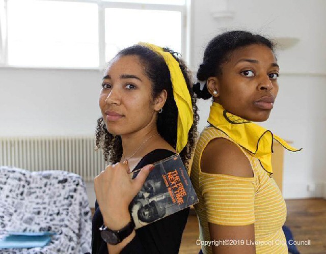 Home Truths: Liverpool actors Kel Nkondock and Dorcas Sebuyange in a scene from Marjorie Morgan's Windrush play Home from Home.