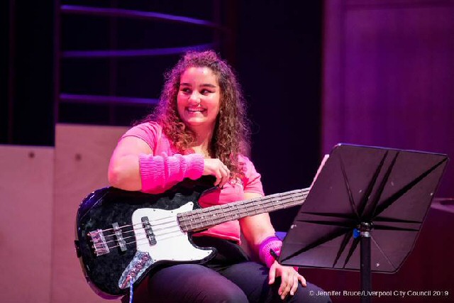 Charlotte Meredith at Resonate's annual iSing event at Liverpool Philharmonic Hall on Monday