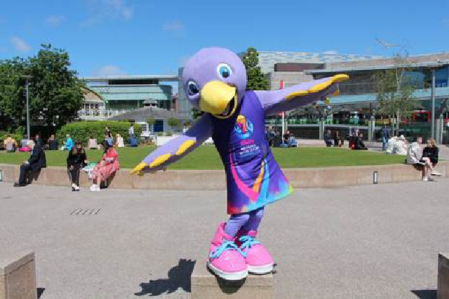 Hey Jude!: Official Vitality Netball World Cup mascot Jude checks out Chavasse Park  Netball World Cup