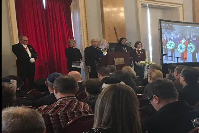 Remembering The Holocaust Memorial Day Service, 2019, in the Liverpool Town Hall