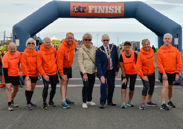 Volunteer group the Race Angels supported runners over the last couple of miles when they were in need of an encouraging boost.