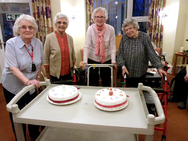 MHA Connell Court residents get into the Christmas spirit.
