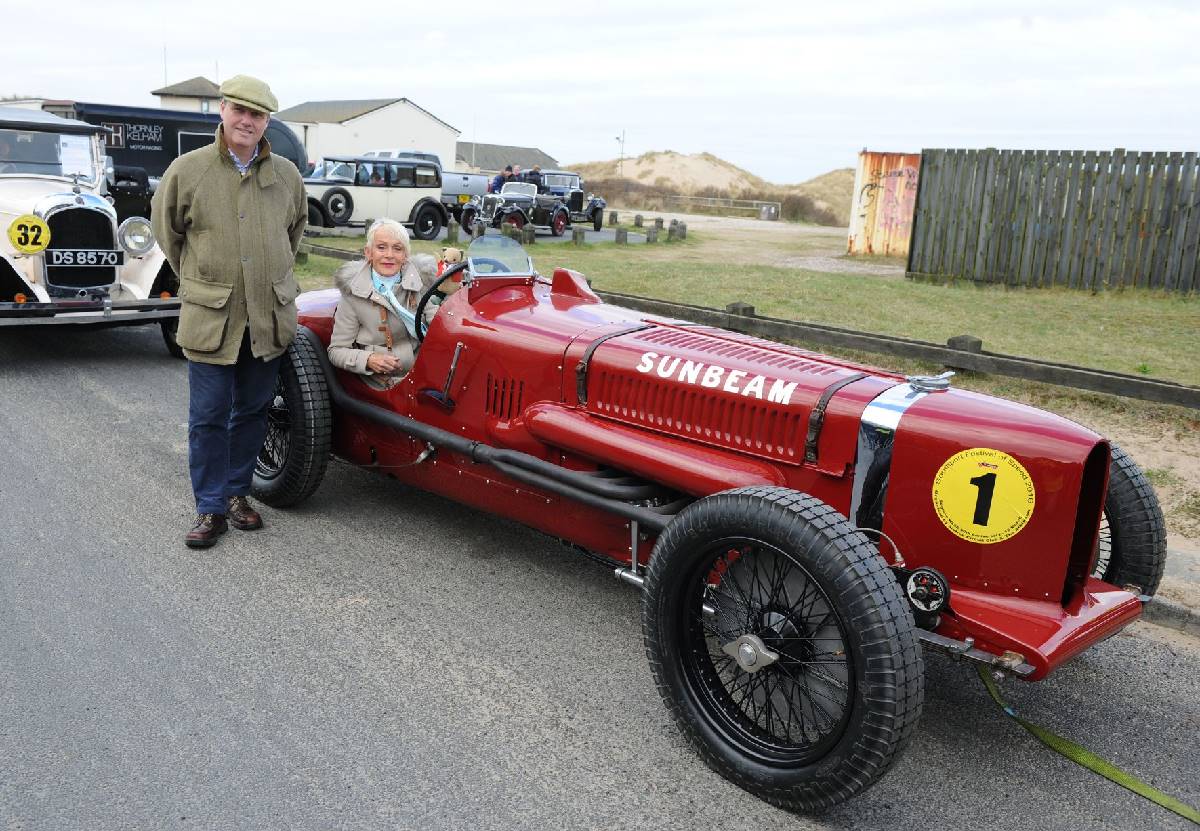 Sir Henry Segrave's Sunbeam Tiger returns to Southport to celebrate world speed record centenary