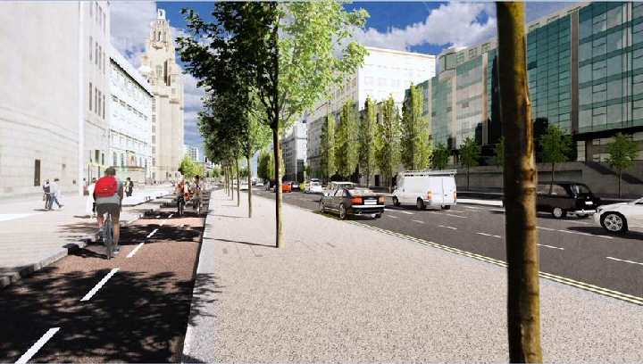 New look - How The Strand in Liverpool City Centre will look by Spring 2021 after a ₤22m upgrade...