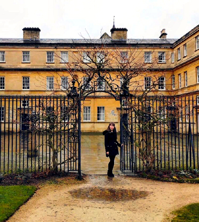 Oxbridge dream:  Alice Hardaker at Trinity College 