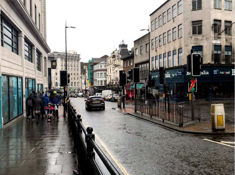 Car ban - A Bus gate is to be installed changing Westbound traffic on Ranelagh Street heading towards Liverpool's waterfront 