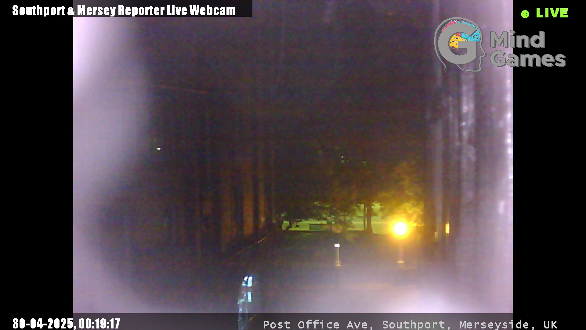 See the view live webcamera images of the road outside our studio/newsroom in the hart of Southport.